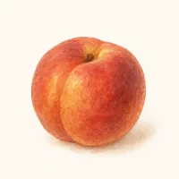 ネクタリンのイラスト