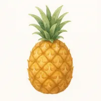 パイナップルのイラスト