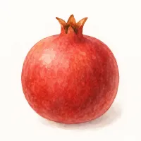 ザクロのイラスト