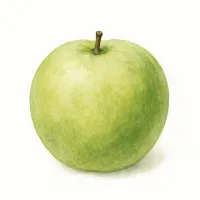 ホワイトサポテのイラスト