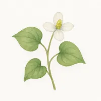 ドクダミのイラスト