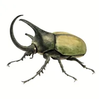 コーカサスオオカブトのイラスト
