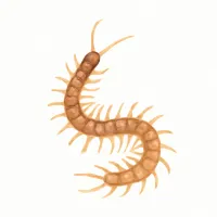 ムカデのイラスト