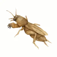 オケラのイラスト