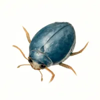 ミズスマシのイラスト