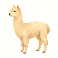 アルパカのイラスト