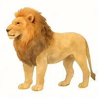 ライオンのイラスト
