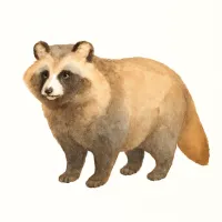 タヌキのイラスト