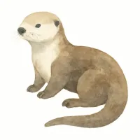 ラッコのイラスト