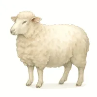 ヒツジのイラスト