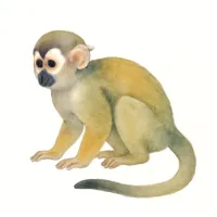 リスザルのイラスト