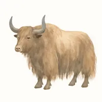ヤクのイラスト