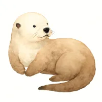 ラッコのイラスト