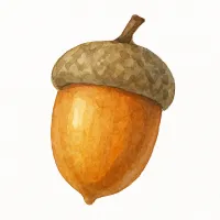 ドングリのイラスト
