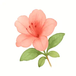 アザレアのイラスト