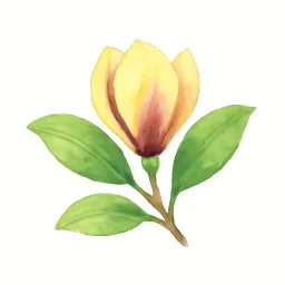 カラタネオガタマのイラスト