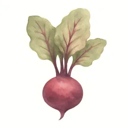 ビーツのイラスト