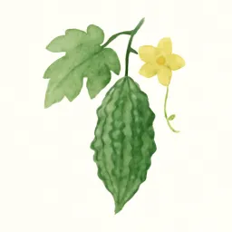ゴーヤーのイラスト