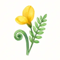 エニシダのイラスト