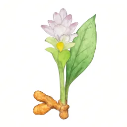 ターメリックのイラスト