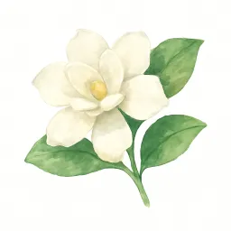 クチナシのイラスト