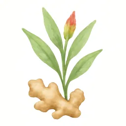 ショウガのイラスト