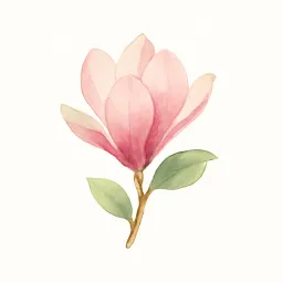 モクレンのイラスト