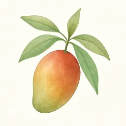 マンゴーのイラスト
