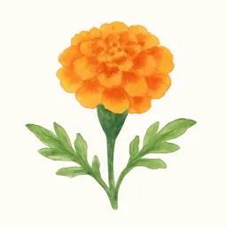 マリーゴールドのイラスト