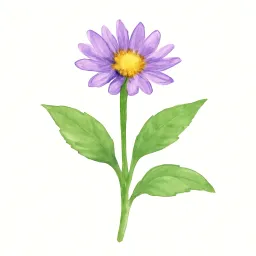 ミヤコワスレのイラスト