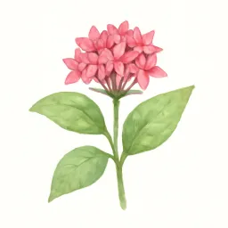 ペンタスのイラスト