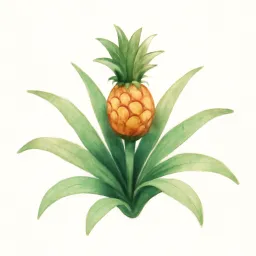 アナナスのイラスト