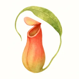 ウツボカズラのイラスト