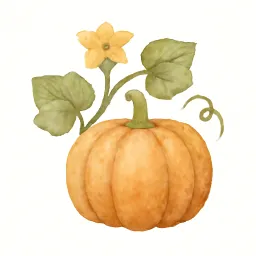 カボチャのイラスト