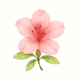 サツキのイラスト