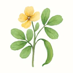 エビスグサのイラスト