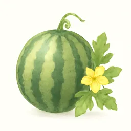 スイカのイラスト