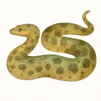 アナコンダのイラスト
