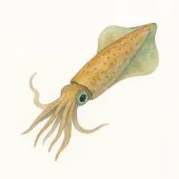 アオリイカのイラスト