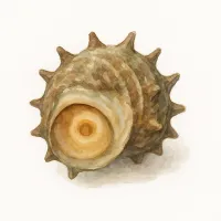 サザエのイラスト