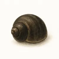 タニシのイラスト