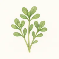 スベリヒユのイラスト