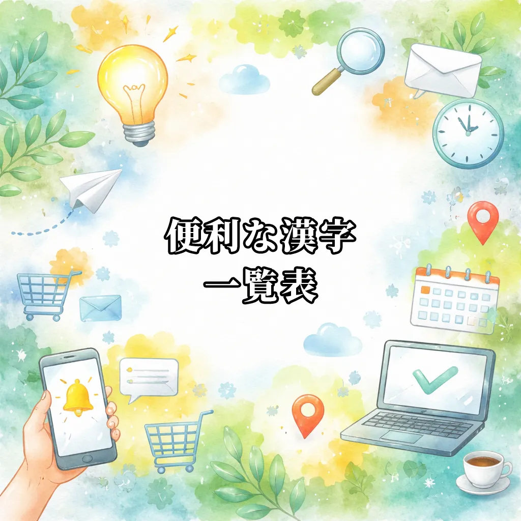 便利な漢字一覧表