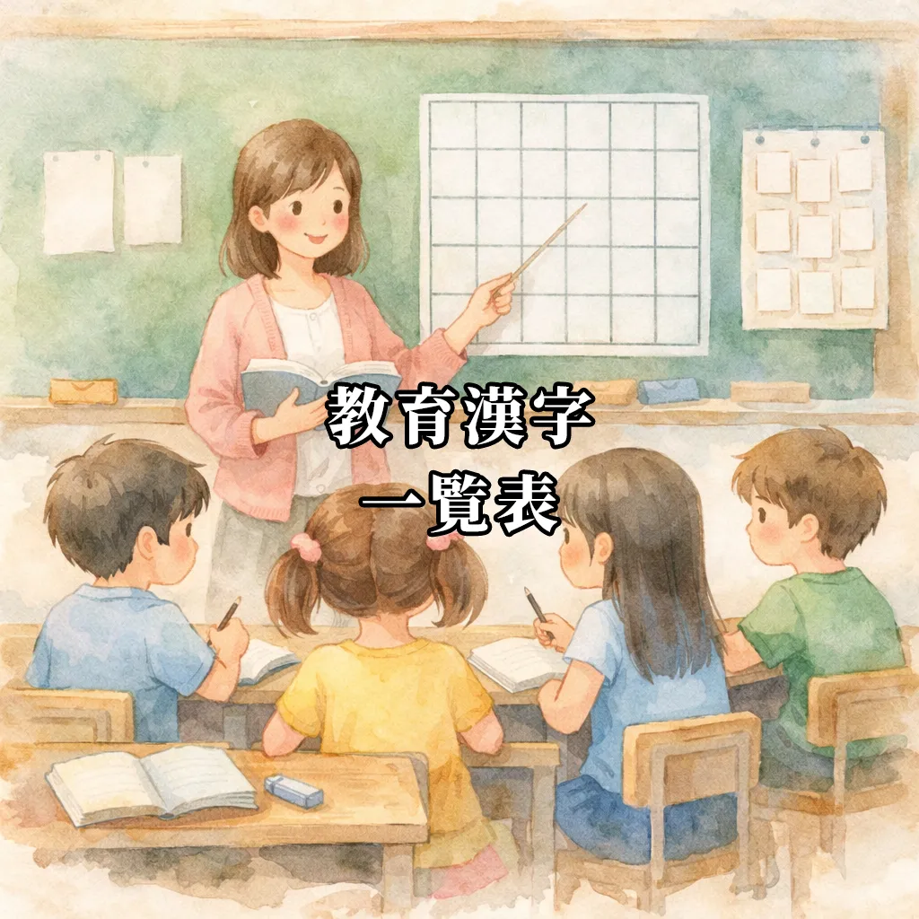 教育漢字一覧表
