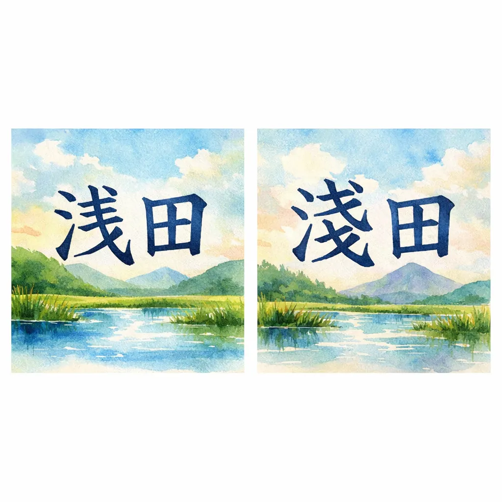 苗字の新字体と旧字体・異体字一覧表