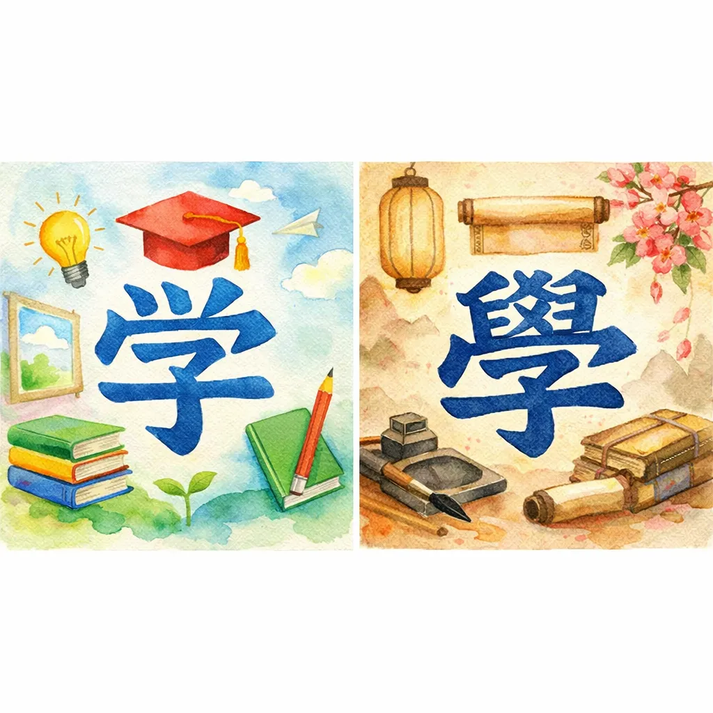 新字体と旧字体・異体字一覧表